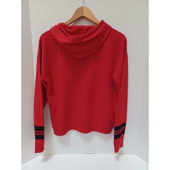Authentic DISNEY Mickey Mouse Red Hoodie Sweatshirt Women's Medium 100% cotton - Picture 4 of 8